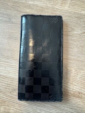 Louis Vuitton Black Damier Graphite Long Wallet